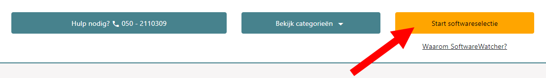 Software selection tool on other pages