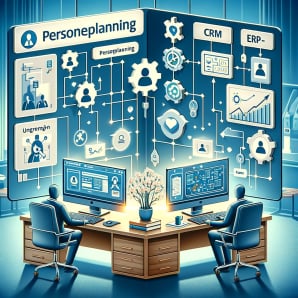 Integrating staff scheduling software